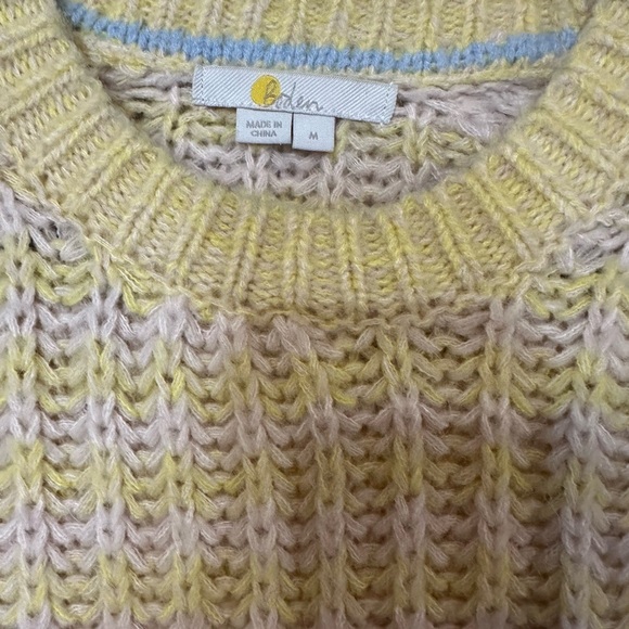 Boden Yellow Knit Women's Sweater - Picture 2 of 4